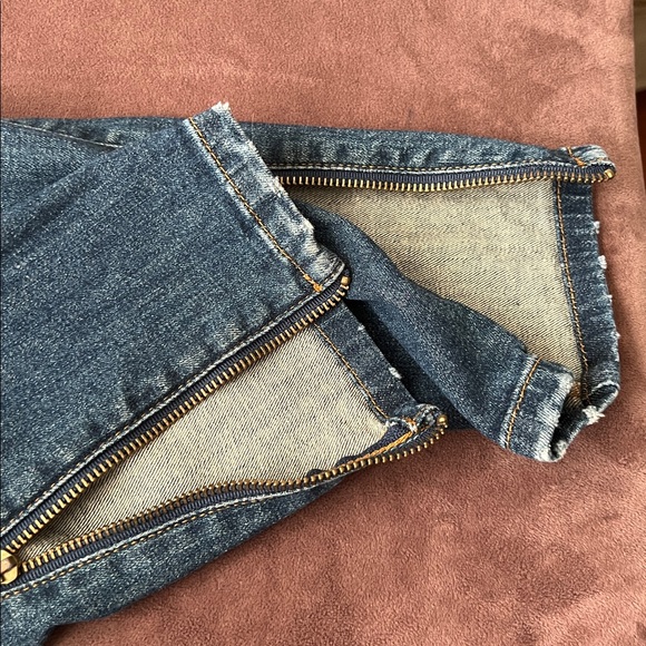 Guess vintage Denim Blue‎ Women's denim jumpsuit size 8 - Picture 13 of 14